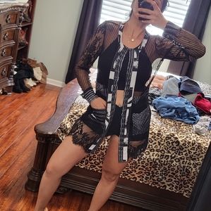 Mona Leah Couture Lace Cardigan S paris